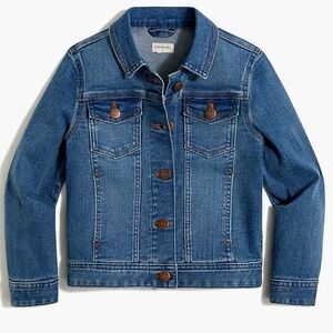 Girls J Crew Crewcuts Sz XS 4-5 Denim Jean Jacket